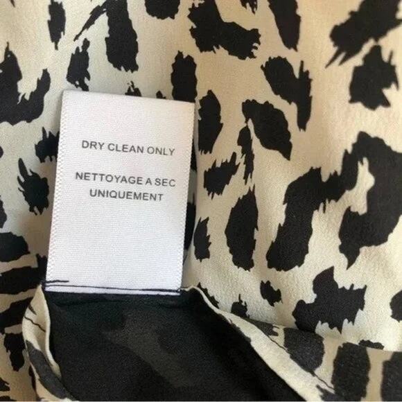 JOIE Corette Silk Animal Print Sleeveless Tank Blouse - M - Picture 10 of 10